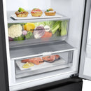 LG GBF3102EEP 60/40 Total No Frost fridge freezer - Black
