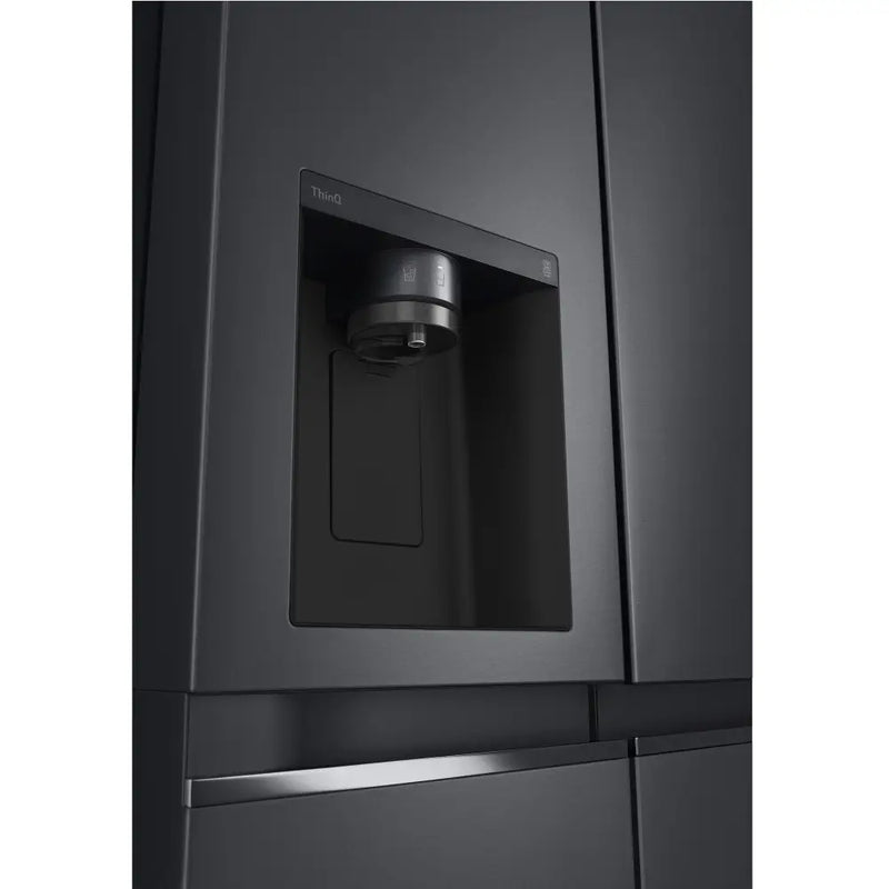 LG GSLV70MCTD American Style Fridge Freezer With Plumbed Ice & Water - Matte Black