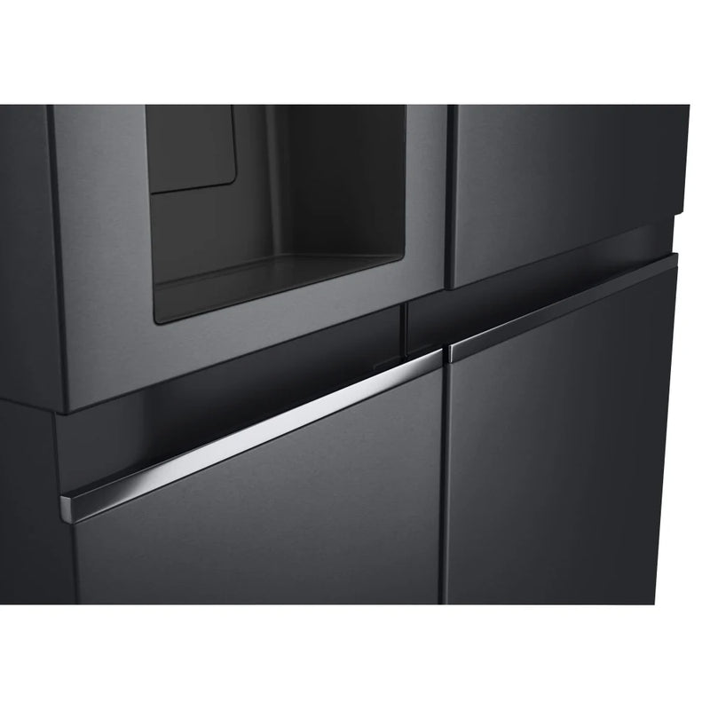 LG GSLV70MCTD American Style Fridge Freezer With Plumbed Ice & Water - Matte Black