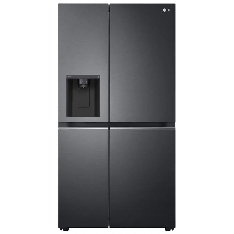 LG GSLV71MCTD Non-plumbed American style fridge freezer - Matte Black [Free 5-year parts & labour guarantee]