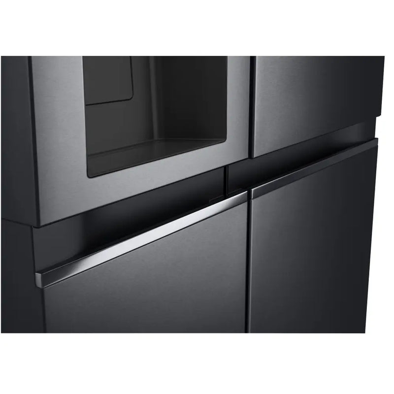 LG GSLV71MCTD Non-plumbed American style fridge freezer - Matte Black [Free 5-year parts & labour guarantee]