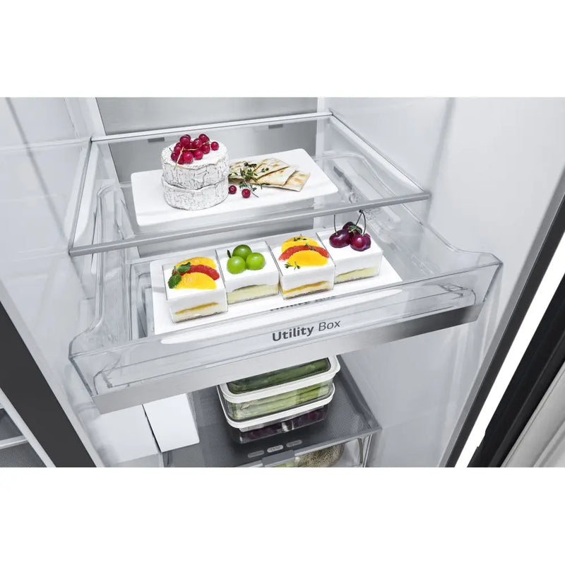 LG GSXE90EVDD Craft Ice InstaView Plumbed water & Ice American-Style Smart Fridge Freezer [free 5-year parts & labour guarantee]