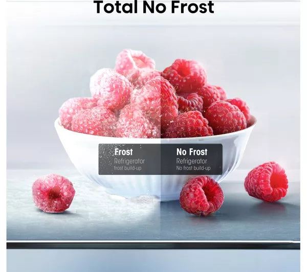 Hisense RS840N4WCE PureFlat Non-Plumbed American Style Fridge Freezer - Stainless Steel