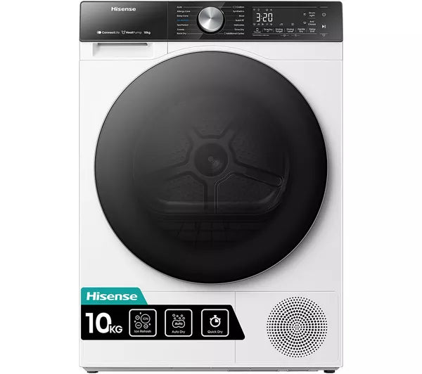 Hisense DH5S102BW 10kg Heat Pump Condenser Tumble Dryer - White [£50 Cashback]*contact store for price*