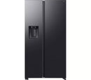 Samsung RS70F64KEFEU Series 6 AI Plumbed American Fridge Freezer - Black