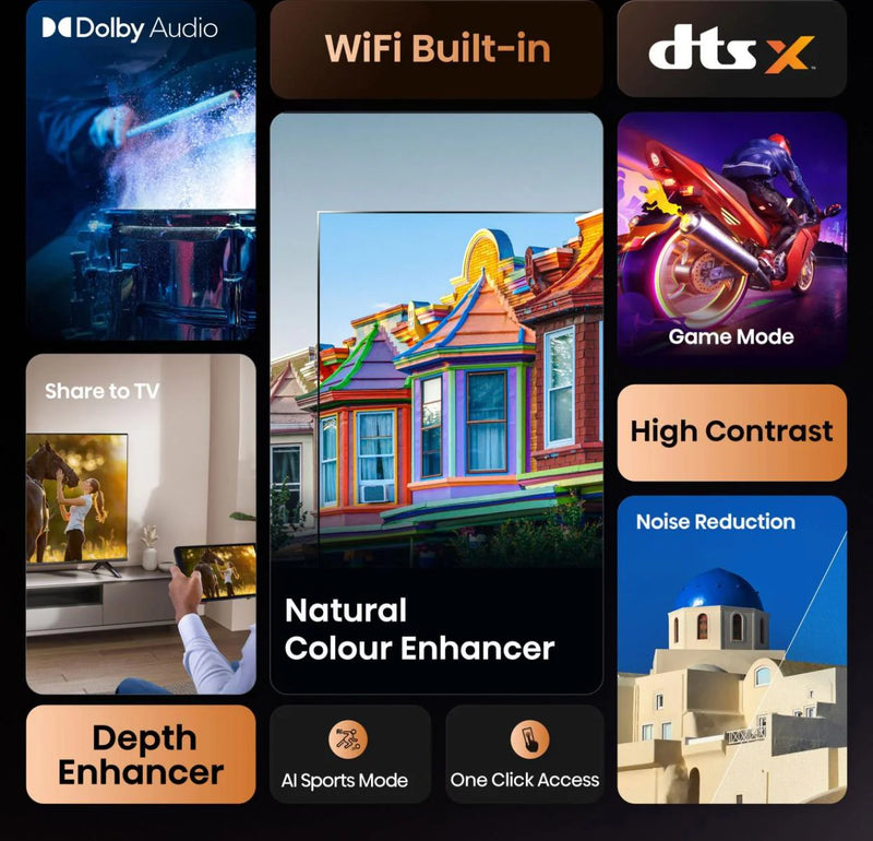 HISENSE 40A4QTUK LED FHD Smart TV*contact store for price*