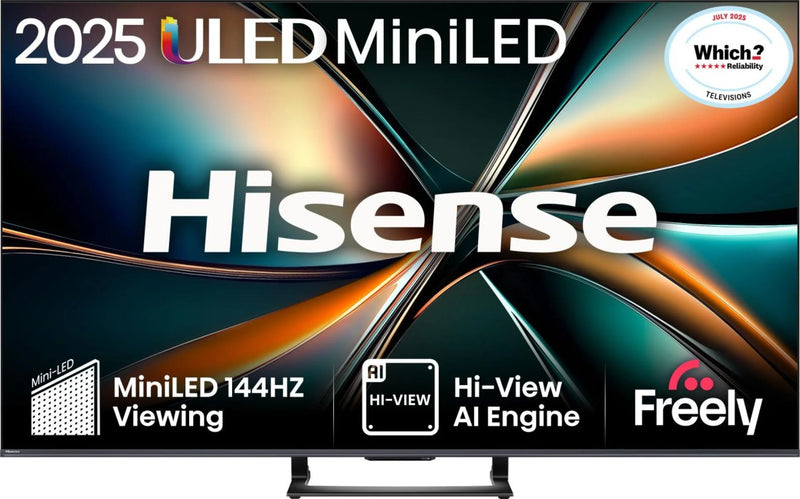 Hisense 65U7QTUK 65" Mini-LED ULED 4K Smart TV*contact store for price*