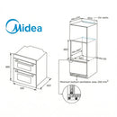 Midea MBOD70M30D0-SS Built-in Double Oven - Stainless Steel