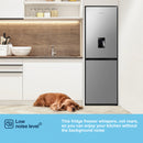 Fridgemaster MC55251DES Total No Frost 50/50 fridge freezer - silver