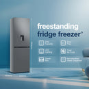 Fridgemaster MC55251DES Total No Frost 50/50 fridge freezer - silver