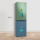 Fridgemaster MC55251DES Total No Frost 50/50 fridge freezer - silver