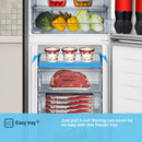 Fridgemaster MC55251DES Total No Frost 50/50 fridge freezer - silver