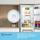 Fridgemaster MC55251DES Total No Frost 50/50 fridge freezer - silver