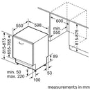 Bosch SMV4HVX14G Series 4 Vario Hinge 14-place setting Integrated dishwasher - [Cutlery Rack]