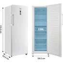 Midea MDRU333FZE01 172cm Upright No Frost Freezer - White