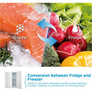 Midea MDRU333FZE01 172cm Upright No Frost Freezer - White