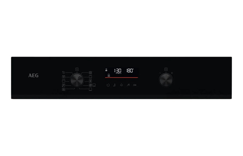 AEG NBS6P521AB 6000 SenseCook Pyrolytic single oven - Black