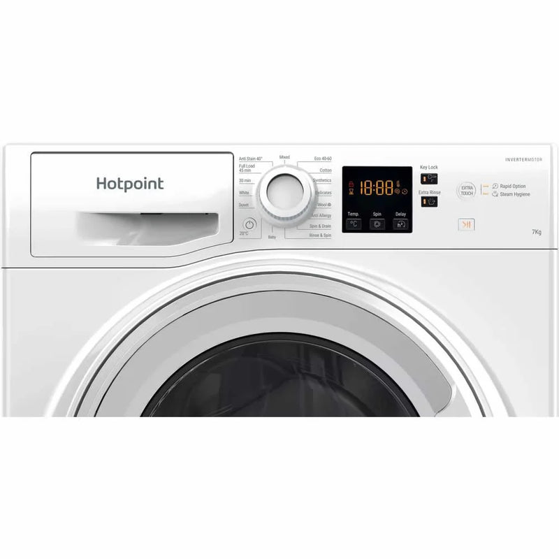 Hotpoint NSWF7143WW 7kg 1400rpm washing machine - white