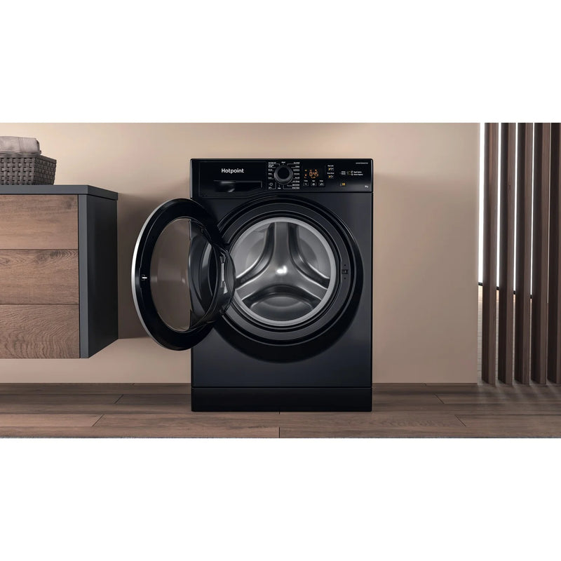 Hotpoint NSWF946BSUK 9kg 1400 Spin Washing Machine - Black*contact store for price*