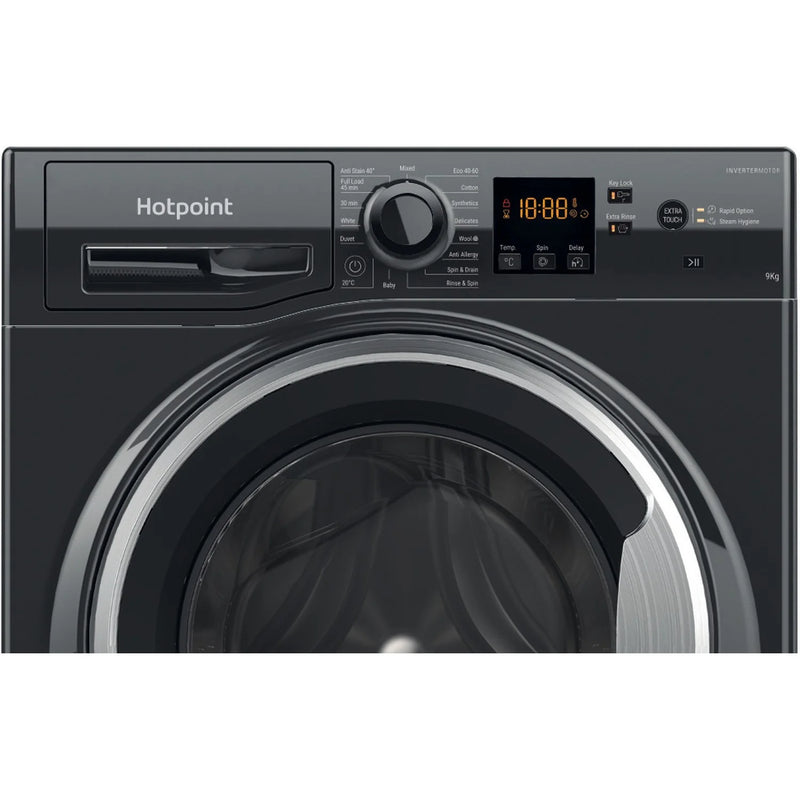 Hotpoint NSWF946BSUK 9kg 1400 Spin Washing Machine - Black*contact store for price*