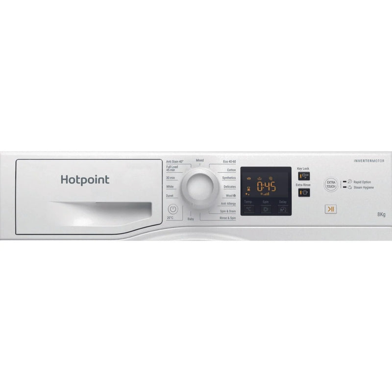 Hotpoint NSWF946WUK 9kg 1400rpm washing machine - white [45-minute full load cycle]*contact store  for price*