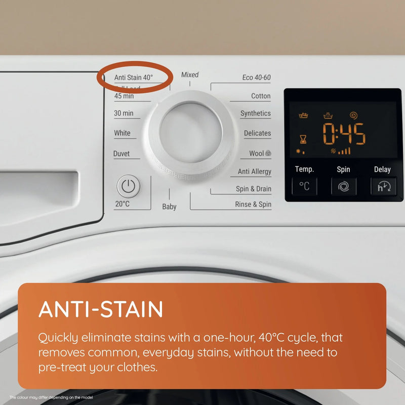 Hotpoint NSWF946WUK 9kg 1400rpm washing machine - white [45-minute full load cycle]*contact store  for price*
