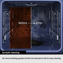 Samsung NV7B41307AS/U4 series 4 built-in pyrolytic cleaning single oven - stainless steel