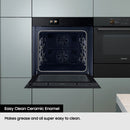Samsung NV7B41307AS/U4 series 4 built-in pyrolytic cleaning single oven - stainless steel