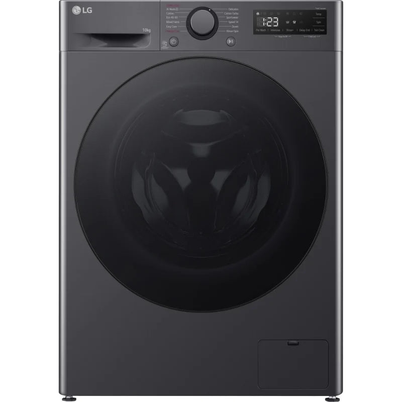 LG F4A510GBLN1 Steam™ AI DD™ 10Kg 1400RPM Washing Machine - Slate Grey [Free 5-year parts & labour warranty]