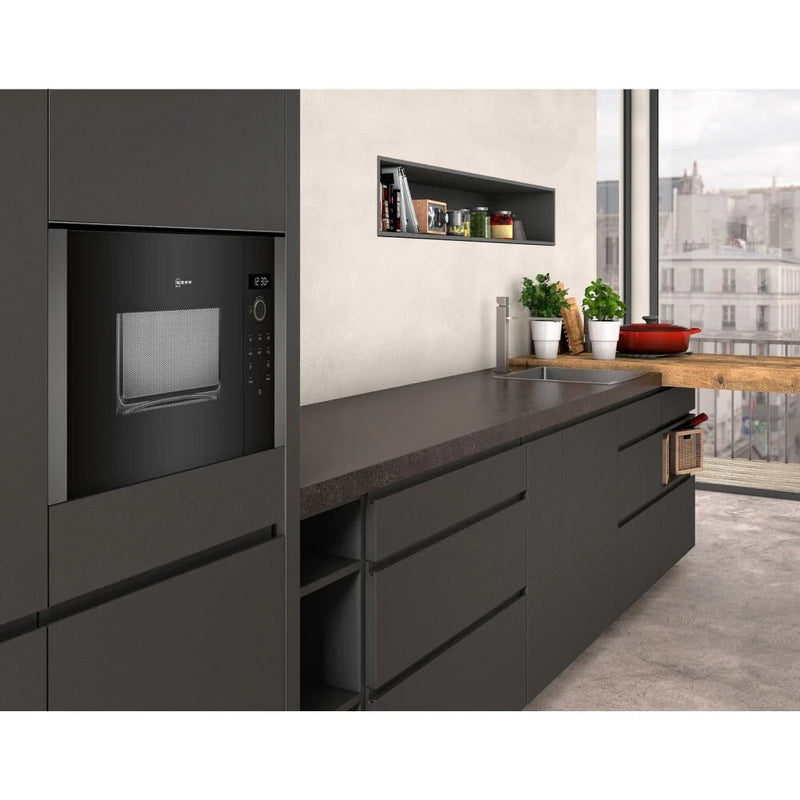 Neff N50 HLAWD23G0B Built-in Microwave - Graphite [LAST ONE]*contact store for price*