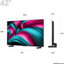 LG OLED42C55LA 42'' OLED EVO 4K UHD Freesat HDR Smart TV