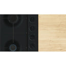 BOSCH PBP6B6K60 Series 2 60cm Enamel Gas Hob - Black