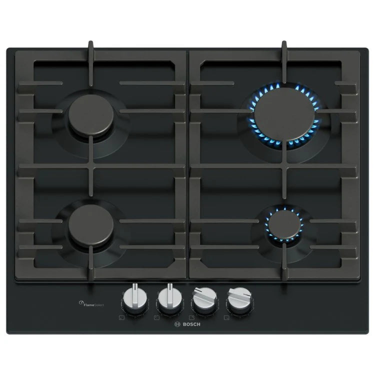 Bosch PCP6A6I90 Series 6 60cm Gas Hob - Black*contact store for price*