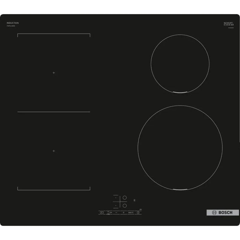 Bosch PWP611BB5B Series 4 CombiZone 4 Zone Induction Hob*contact store for price*