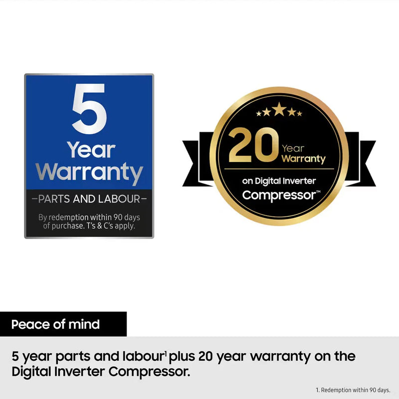 Samsung BRR29723EWW Integrated Fixed door Larder Fridge with SpaceMax™ Technology - [Free 5-year parts & labour guarantee]