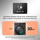 LG RHX7009TBB VX70 series AI 9kg Dual Inverter™ Heat Pump Dryer - Black