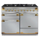 Rangemaster ELS110DFFSS/AB 110cm Elise Luxe Dual fuel Range cooker - Stainless Steel/Brass *contact store for price*