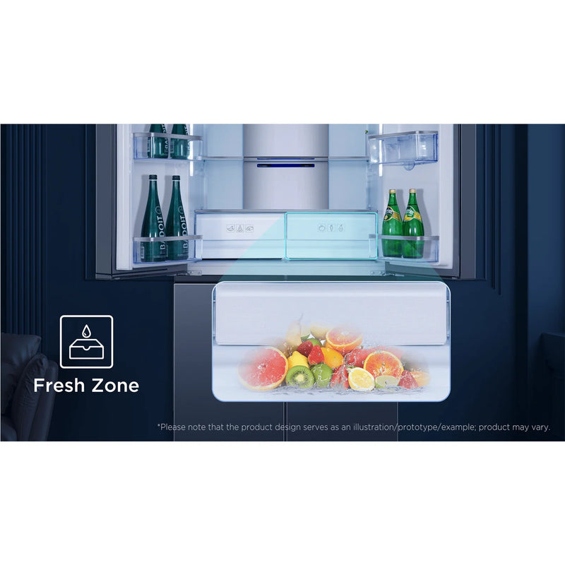 TCL RP466CSE1UK Multi-Door Fridge Freezer with Non-plumbed Water Dispenser*contact store for price*
