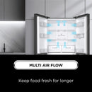 TCL RP466CSE1UK Multi-Door Fridge Freezer with Non-plumbed Water Dispenser*contact store for price*