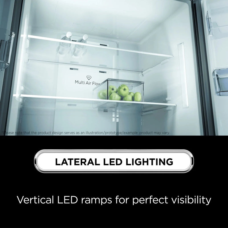 TCL RP466CSE1UK Multi-Door Fridge Freezer with Non-plumbed Water Dispenser*contact store for price*