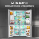 HIsense RQ760N4SASE PureFlat Non-Plumbed American style fridge freezer [£500 Cashback] - stainless steel*contact store for price*