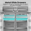 HIsense RQ760N4SASE PureFlat Non-Plumbed American style fridge freezer [£500 Cashback] - stainless steel*contact store for price*