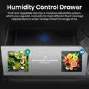 Hisense RQ768N4GVE Multi Door American style fridge freezer - Silver