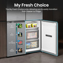 Hisense RQ768N4GVE Multi Door American style fridge freezer - Silver