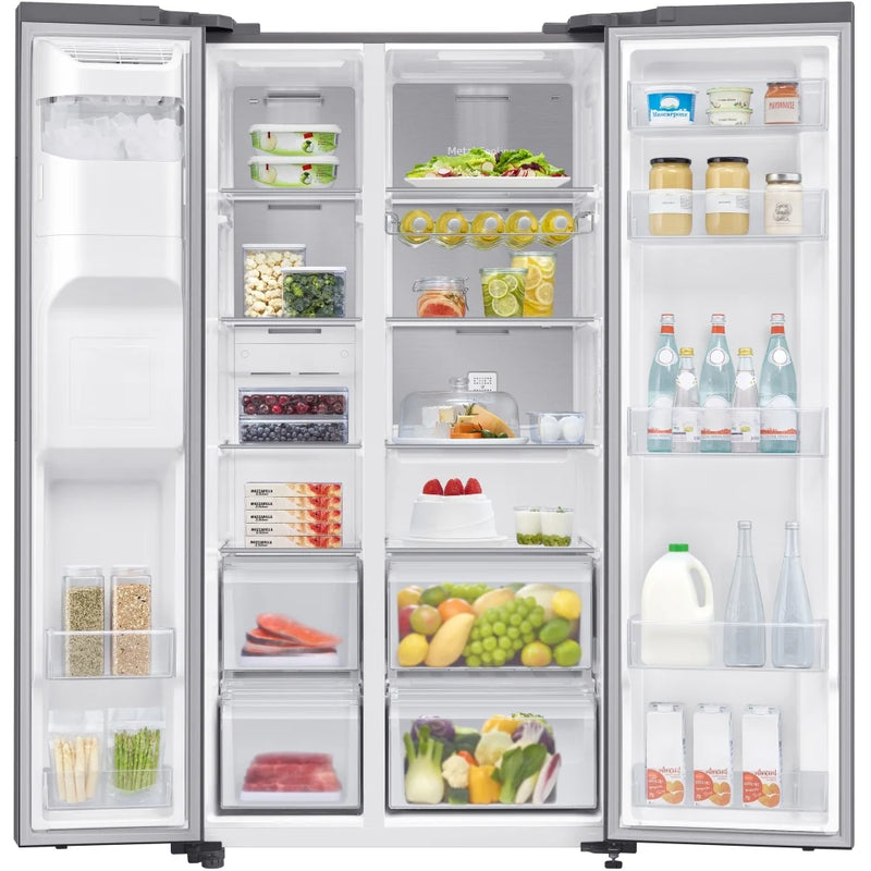Samsung RS65DG54M3SLEU Metal Cooling American style fridge freezer - Stainless Steel [Free 5-year parts & labour warranty]