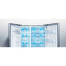 Hisense RS694N4TIE American Style Fridge Freezer With Non-Plumbed Ice & Water - Stainless Steel*contact store for price*