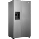 Hisense RS694N4TIE American Style Fridge Freezer With Non-Plumbed Ice & Water - Stainless Steel*contact store for price*