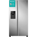 Hisense RS694N4TIE American Style Fridge Freezer With Non-Plumbed Ice & Water - Stainless Steel*contact store for price*