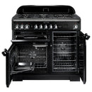 Rangemaster CDL100EISL/C Classic Deluxe Slate & Chrome 100cm Electric Induction Range Cooker*contact store for price*