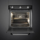 Smeg SF6905N1 Victoria Thermo-Ventilated Single Oven - Black